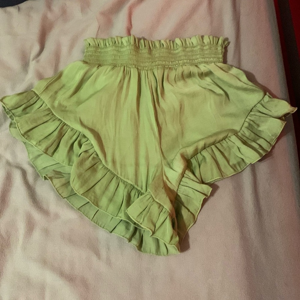 Forever 21 Green Intimate Sleep Shorts